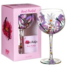 Hand Painted Gin Glass Lynsey