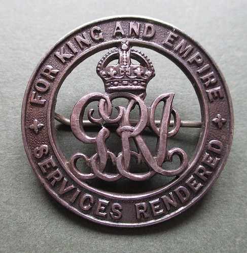 Silver war badge - war, badge,