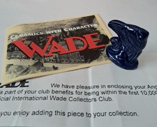 Vintage wade blue - angel, fish