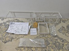 Kegii 3 Pack Shower Caddy, Bathroom Shower Shelf Organiser, White