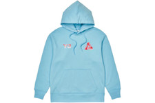 Palace Y-3 Logo Hoodie Baby Blue Size M