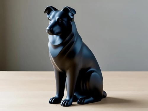 Australian shepherd sculpture - australian,