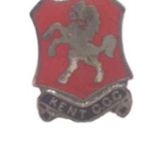 Kent C.C.C. Quality Enamel Lapel Pin Badge