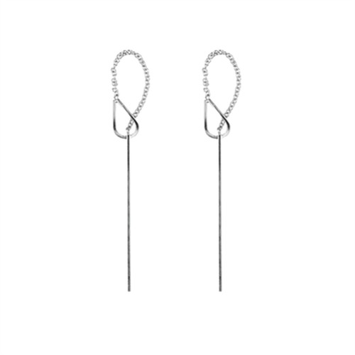 Sterling silver long line - sterling, bar