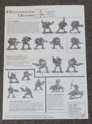 Alternative armies flyer - alternative,