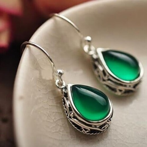 Zara quality jade green drop - zara,