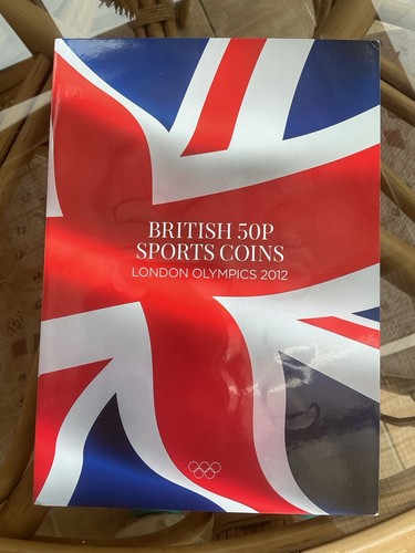 British 50p sports - , coins