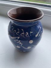 Blue Ceramic Vintage Pot 