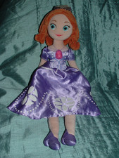 DISNEY PARKS SOFIA THE FIRST 20" SOFIA DOLL PLUSH SOFT TOY (X)