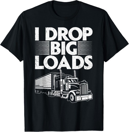 Funny trucker design for - design, men