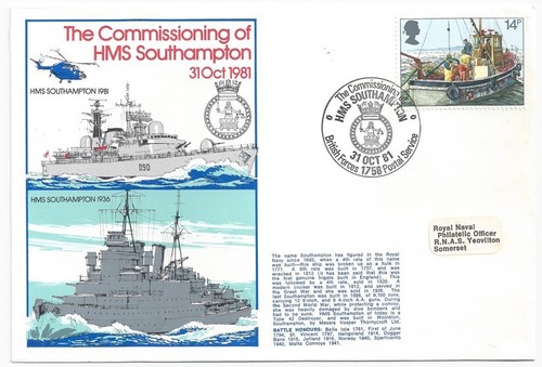 Hms southampton destroyer d90 - southampton,