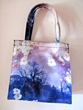 Ted Baker Small Blue landscape Design  Tote Bag Excellent  Used Condition *SALE*