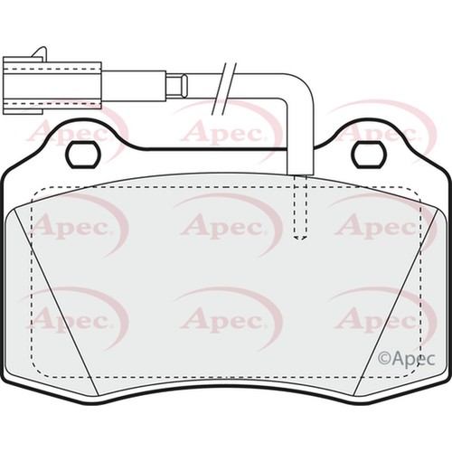Brake pads set for alfa - brake,
