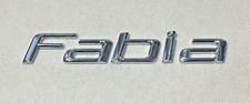 SKODA FABIA - CAR BADGE / EMBLEM - REQUIRES NEW ADHESIVE TO REAR