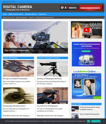 Digital camera website - digital,