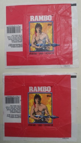 1985 rambo topps set - 1985, 2