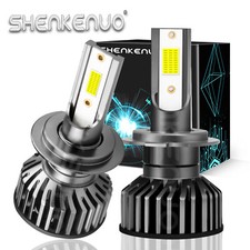 2x H7 Car LED Headlight Bulbs