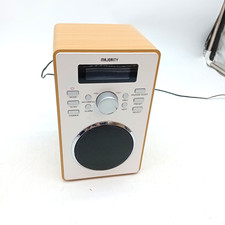 MAJORITY DAB RADIO MODEL BAR-DAB-WDN-2 White face wooden body Digital Radio