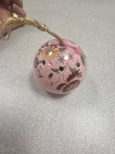 Vintage ceramic pomander ball - ceramic,