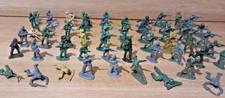 50 Airfix and other makes Toy Soldiers from the 1970's  1/32 Scale war games #12