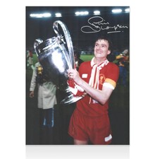 Phil Thompson Signed Liverpool Photo European Cup Winners 1981 COA