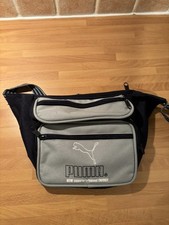Vintage Puma Bum Bag Unisex Grey Festival 90/00s Sportswear
