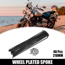 40 Pcs Bicycle Steel Spokes