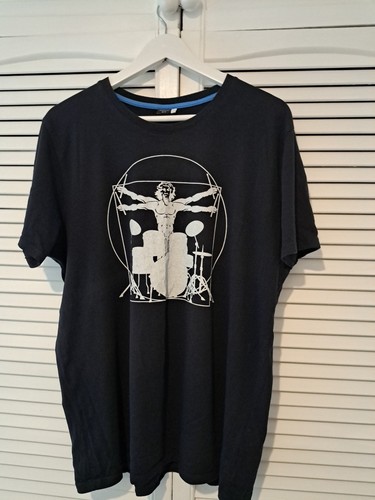 Mens drum shirt top - drum, cotton