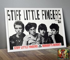 SLF Stiff Little Fingers Nobody's Heroes King Size Poster XXL : 36"x24"