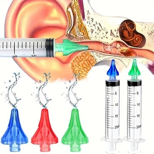 Ear wax removal syringe - ear, kit