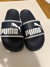 Puma Uk Size 6 Sliders Navy