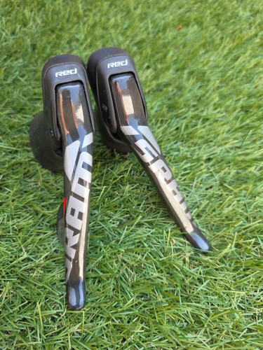 Sram red carbon shifters - red, 22
