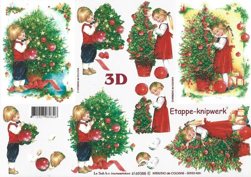 Christmas theme decoupage - christmas,