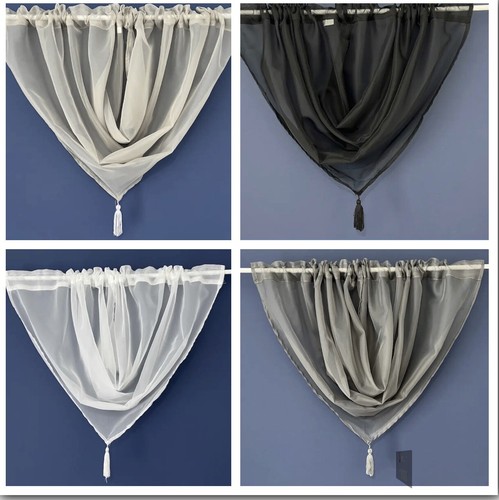 Voile swags tassled all - swags,