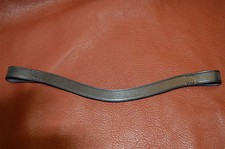Plain, English Leather Wave Shape Browband 3/4" for covering or decorating 