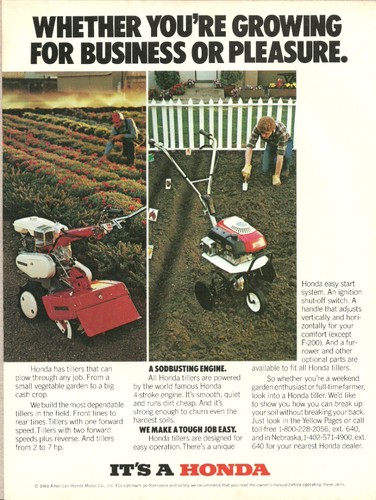 1981 vintage honda - ad,,