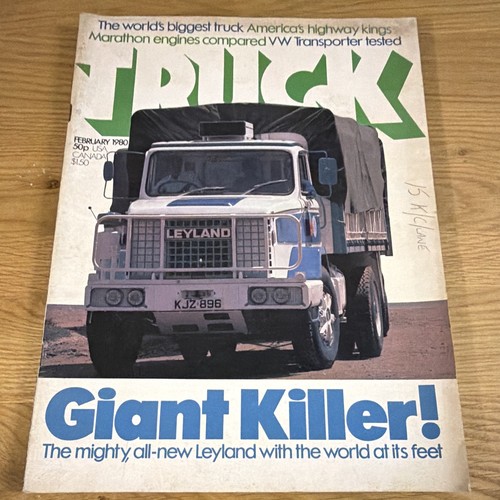 Truck magazine february 1980 - truck,