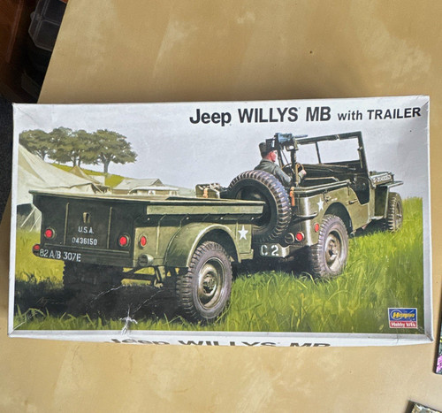 Hasegawa jeep willys model - jeep,