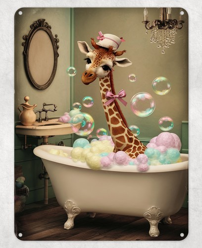 Giraffe bath tub funny - in,