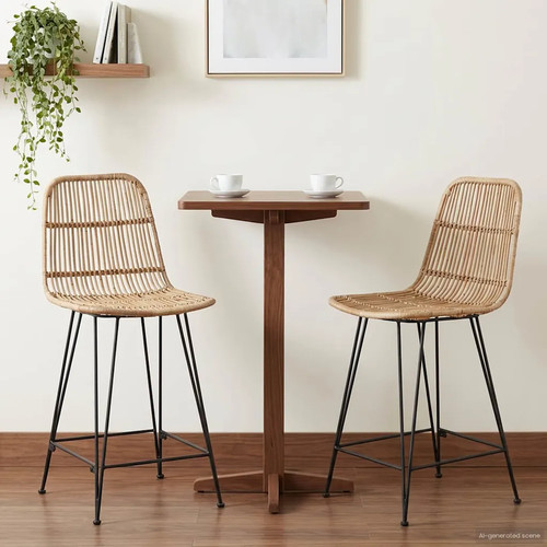 Walplus rattan counter - rattan,