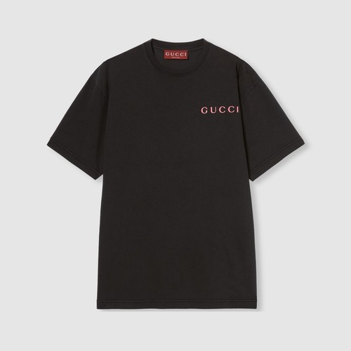 Gucci mens black shirt - t-shirt, short