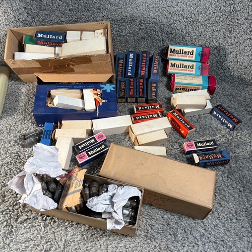 Job lot 150 mullard vintage - lot, 150+