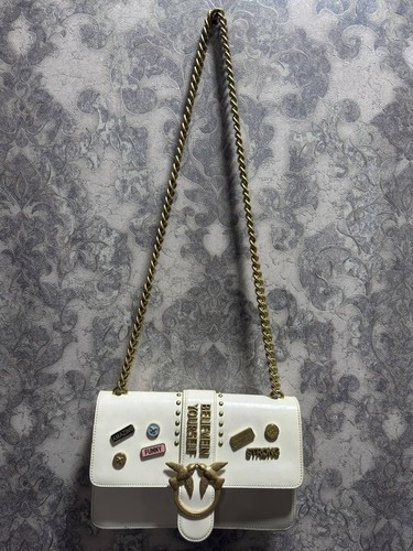 Pinko love bag - pinko, white