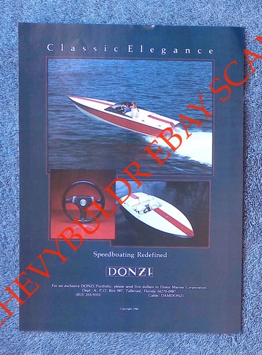 1986 donzi speedboat vintage - 1986,