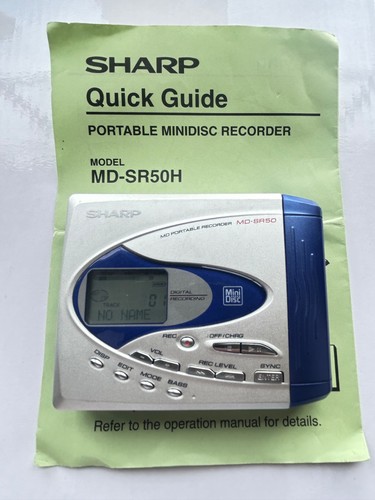 Sharp sr50 minidisc - minidisc, player