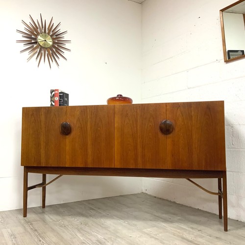 Teak sideboard highboard - sideboard,