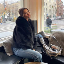 Women’s Faux Fox Fur Jacket