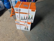 1 set / box Sealey AS30 Orange HD Axle Stands Pair 6 Tonne (3 tonne each stand)
