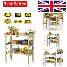 Wooden Potting Table With