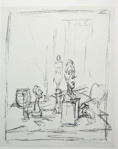 Giacometti mounted vintage - mounted,